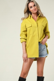 CHPTR S |  Jacquard blouse Blend | yellow  | Picture 7