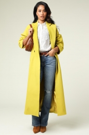 CHPTR S |  Jacquard coat Contrary | yellow  | Picture 3