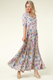 Lollys Laundry |  Maxi dress with print Nee | multi  | Picture 7