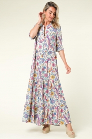 Lollys Laundry |  Maxi dress with print Nee | multi  | Picture 6