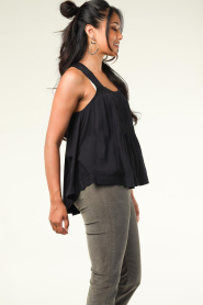 Lollys Laundry |  Top with openwork details Newton | black  | Picture 7
