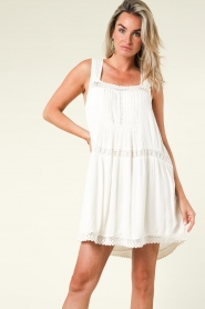 Lollys Laundry |  Dress with openwork details Tully | natural  | Picture 4