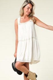 Lollys Laundry |  Dress with openwork details Tully | natural  | Picture 2