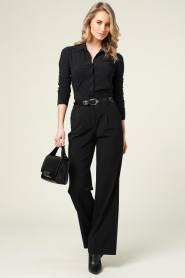 D-ETOILES CASIOPE |  High waist pants from travelwear Evita | black  | Picture 3