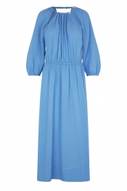 Crêpe maxi dress with cut-outs Musselin | blue