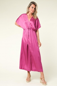 Second Female |  Silk maxi dress Vuota | pink  | Picture 5