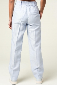 Second Female |  Linen trousers Liah | blue   | Picture 6
