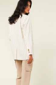 Second Female |  Striped linen blazer Spigato | natural  | Picture 10