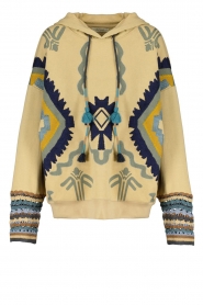 Mes Demoiselles |  Embroidered hoodie Bahia | beige  | Picture 1