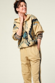 Mes Demoiselles |  Embroidered hoodie Bahia | beige  | Picture 6