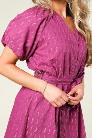 Aaiko |  Jacquard dress Ismay | pink  | Picture 8
