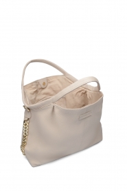 Depeche |  Leather shopper with gold detail Nights | natural  | Picture 4