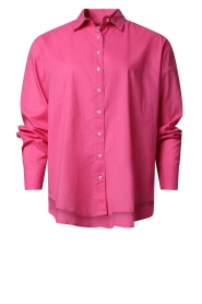 Moment Amsterdam |  Cotton blouse Laura | pink  | Picture 1