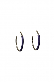 Barong Barong |  Earrings Saphira Basic medium | puple  | Picture 1