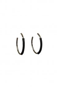 Barong Barong |  Earrings Saphira Basic medium | black  | Picture 1