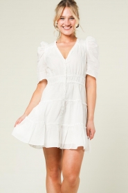 Second Female |  Dress with ruffles Jodisa  | white  | Picture 6