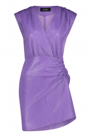 Ibana |  Leather dress Dove | purple  | Picture 1