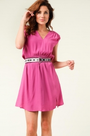 Dante 6 |  Dress with padded shoulders Fade | pink  | Picture 2