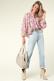 Dante 6 |  Printed blouse Omid | pink   | Picture 3
