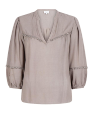Dante 6 |  Blouse with ring details Vale | beige