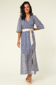 Dante6 |  Maxi dress Peony | blue  | Picture 6