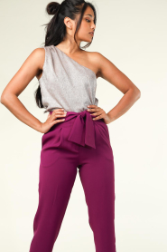 Dante 6 :  One-shoulder top Mae | metallic   - img5