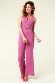 Dante 6 :  Smocked jumpsuit Obaldia | pink  - img4
