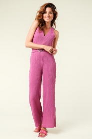 Dante 6 :  Smocked jumpsuit Obaldia | pink  - img5