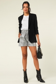 Dante 6 |  Leather mesh shorts Bailey | silver   | Picture 3