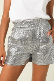 Dante 6 |  Leather mesh shorts Bailey | silver   | Picture 8
