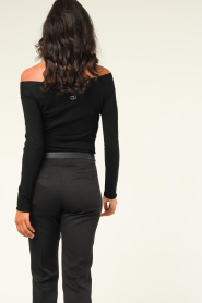 Twinset |  Body with boat neck Imke | black  | Picture 8