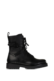 Twinset |  Leather biker boots Gigi | black