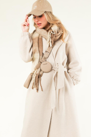 Twinset :  Faux leather shoulder bag Together | beige - img2