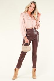 Twinset :  Faux leather shoulder bag Together | beige - img6