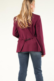 Patrizia Pepe |  Blazer with belt Alice | purple  | Picture 7
