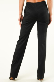 Patrizia Pepe |  Trousers with pinstripes Giorgia | black  | Picture 6