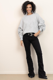 Lois Jeans |  High waist flared jeans Raval L34 | black | Picture 2