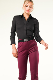 Patrizia Pepe |  Body blouse Isabella | black  | Picture 4