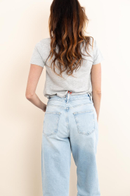 American Vintage | Basic V-hals T-shirt Jacksonville | grijs | Afbeelding 6