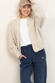 American Vintage |  Knitted cardigan East | grey | Picture 4