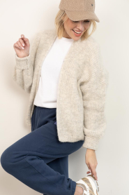 American Vintage |  Knitted cardigan East | grey | Picture 5
