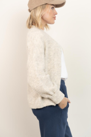 American Vintage |  Knitted cardigan East | grey | Picture 6