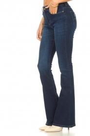 Lois Jeans |  High waist flared jeans L32 Raval | dark blue  | Picture 7