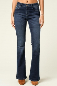 Lois Jeans |  Hw flared jeans Raval L32 | dark blue  | Picture 4
