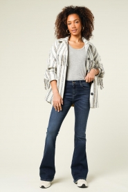 Lois Jeans |  Hw flared jeans Raval L32 | dark blue  | Picture 3