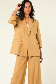 Magali Pascal |  Linen blazer Florentine | camel  | Picture 6