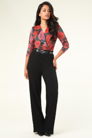 Silvian Heach |  Body with rose print Kim | red  | Picture 3