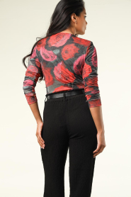 Silvian Heach |  Body with rose print Kim | red  | Picture 6