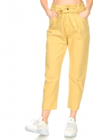 ba&sh |  Paperbag pants Jalia | yellow  | Picture 5