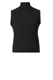  Sleeveless tricot top Lupetto | black